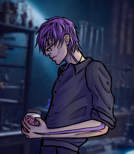 Althor in the lab